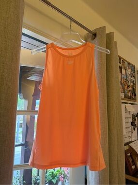 Reebok Women's Bright Orange Athletic Tank Top size medium